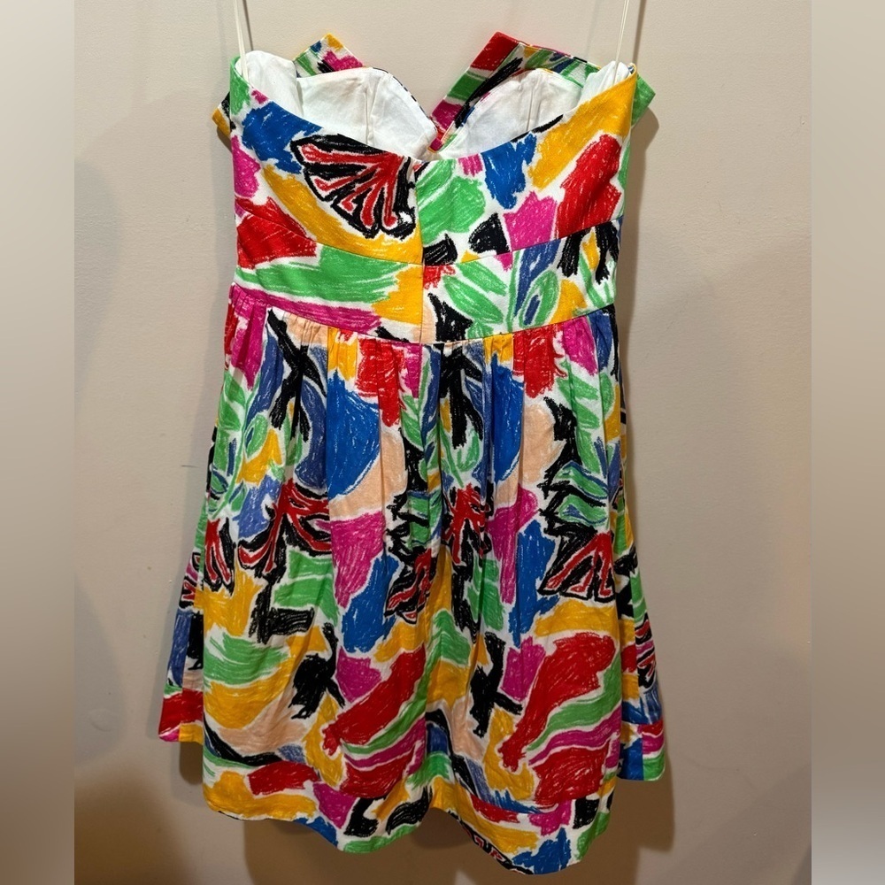 Multicolor Halter Neck Dress - Picture 6 of 10